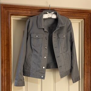 Talbots Charcoal Jean Jacket